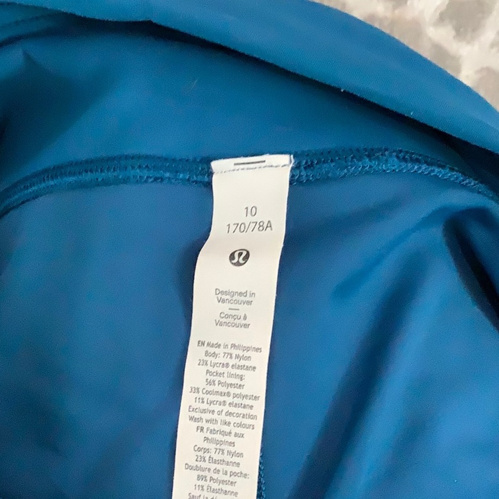 Lululemon Sz 10 Blue Shorts